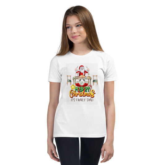 Christmas Family dinner Youth Short Sleeve T-Shirt